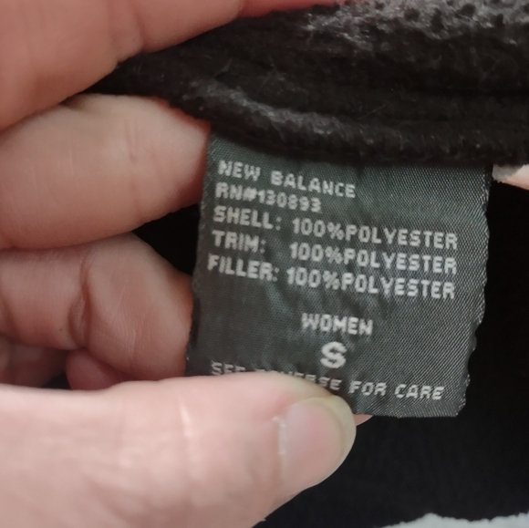 New Balance women's fleece and puffer zip up jacket size small - Picture 7 of 7